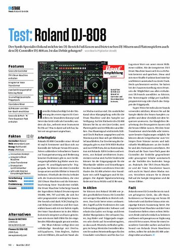 Beat Roland DJ-808 Beat Roland DJ-808