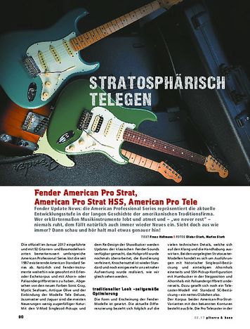 Gitarre & Bass Fender American Pro Series Gitarre & Bass Fender American Pro Series