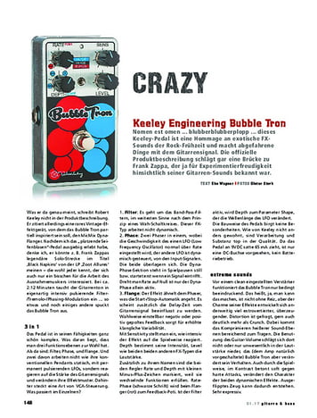 Gitarre & Bass Keeley Engineering Bubble Tron Gitarre & Bass Keeley Engineering Bubble Tron