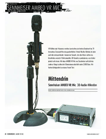Sound & Recording Sennheiser AMBEO VR Mic - 3D-Audio-Mikrofon Sound & Recording Sennheiser AMBEO VR Mic - 3D-Audio-Mikrofon