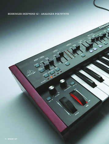 Keyboards BEHRINGER DEEPMIND 12 Keyboards BEHRINGER DEEPMIND 12