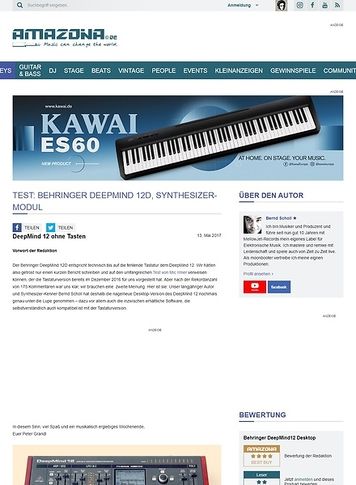 Amazona.de Behringer DeepMind 12 Desktop Amazona.de Behringer DeepMind 12 Desktop