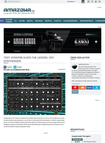 Amazona.de Synapse Audio The Legend Amazona.de Synapse Audio The Legend