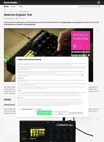 Bonedo.de Elektron Digitakt Preview Bonedo.de Elektron Digitakt Preview