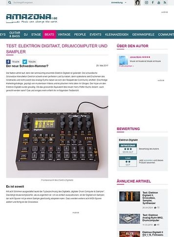 Amazona.de Elektron Digitakt Amazona.de Elektron Digitakt
