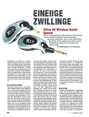 Gitarre & Bass XVive U2 Wireless Guitar System Gitarre & Bass XVive U2 Wireless Guitar System