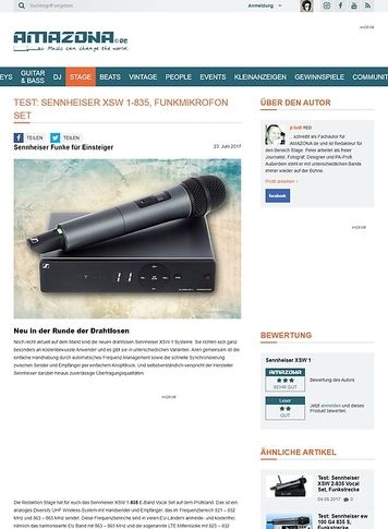 Amazona.de Sennheiser XSW 1-835 Amazona.de Sennheiser XSW 1-835