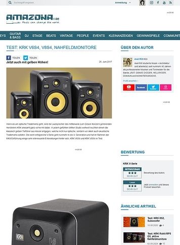 Amazona.de KRK V6S4, V8S4 Amazona.de KRK V6S4, V8S4
