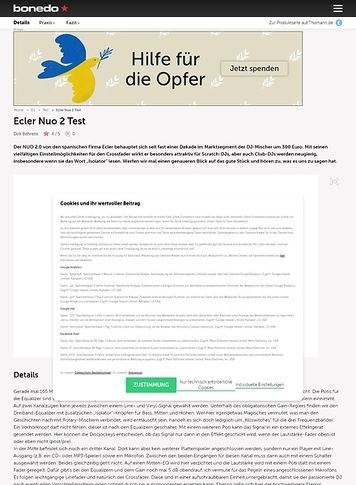 Bonedo.de Ecler Nuo 2 Bonedo.de Ecler Nuo 2