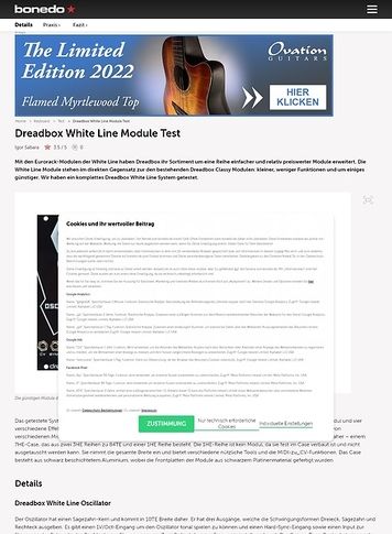 Bonedo.de Dreadbox White Line Module Bonedo.de Dreadbox White Line Module