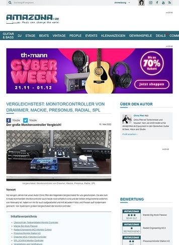 SPL 2Control black – Thomann Switzerland