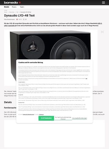 Bonedo.de Dynaudio LYD-48 Bonedo.de Dynaudio LYD-48