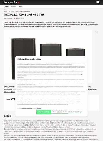 Bonedo.de QSC K12.2, K10.2 und K8.2 Bonedo.de QSC K12.2, K10.2 und K8.2