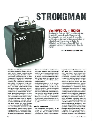 Gitarre & Bass Vox MV50 CL + BC108 Gitarre & Bass Vox MV50 CL + BC108