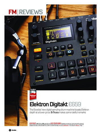 Future Music Elektron Digitakt Future Music Elektron Digitakt