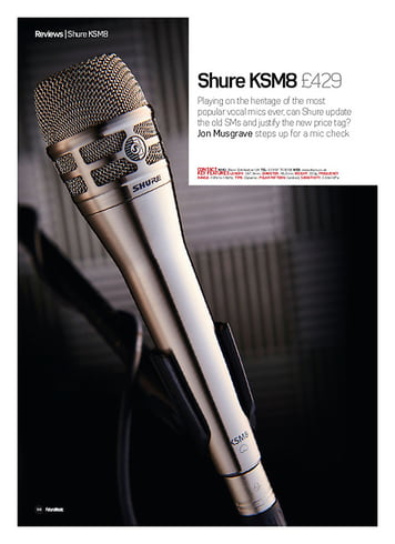Future Music Shure KSM8 Future Music Shure KSM8