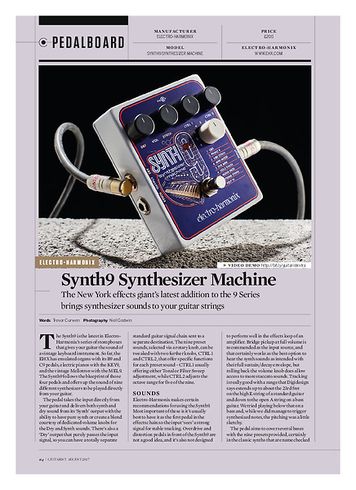 Guitarist Synth9 Synthesizer Machine Guitarist Synth9 Synthesizer Machine