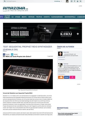Amazona.de Dave Smith Instruments Prophet REV2 Amazona.de Dave Smith Instruments Prophet REV2