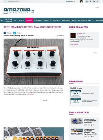 Amazona.de MAM MB33 retro Amazona.de MAM MB33 retro
