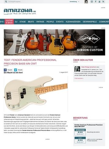 Amazona.de Fender American Professional Precision Bass MN Amazona.de Fender American Professional Precision Bass MN