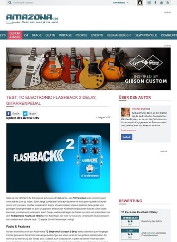 Amazona.de TC Electronic Flashback 2 Delay Amazona.de TC Electronic Flashback 2 Delay