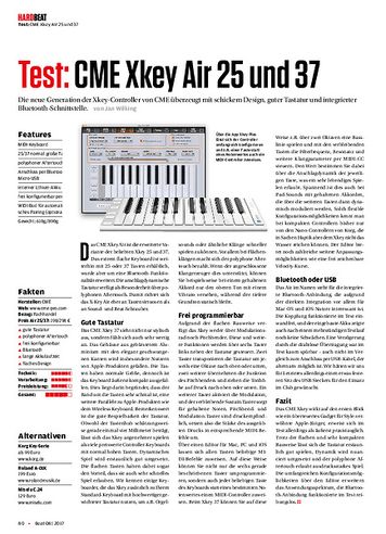 Beat CME Xkey Air 25 und 37 Beat CME Xkey Air 25 und 37