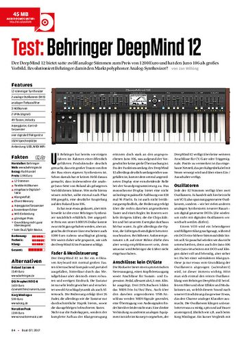 Beat Behringer Deepmind 12 Beat Behringer Deepmind 12