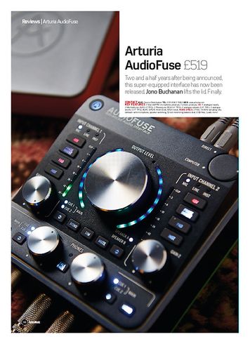 Future Music Arturia AudioFuse Future Music Arturia AudioFuse