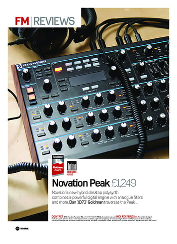 Future Music Novation Peak Future Music Novation Peak
