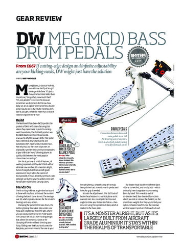 Rhythm DW MFG Bass Drum Pedals Rhythm DW MFG Bass Drum Pedals
