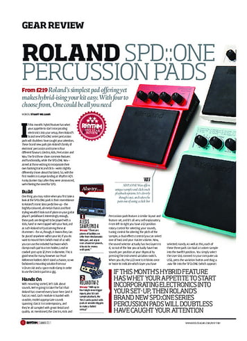 Rhythm Roland SPD:One Percussion Pads Rhythm Roland SPD:One Percussion Pads