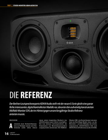 Professional Audio Adam Audio S3H Professional Audio Adam Audio S3H