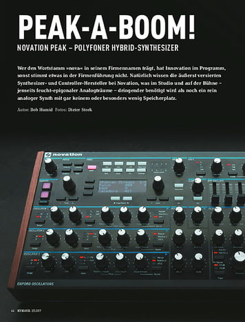Keyboards NOVATION PEAK Keyboards NOVATION PEAK