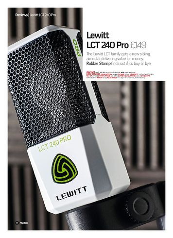 Future Music Lewitt LCT 240 Pro Future Music Lewitt LCT 240 Pro