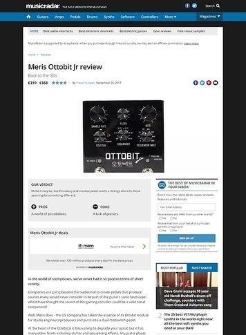 MusicRadar.com Meris Ottobit Jr MusicRadar.com Meris Ottobit Jr