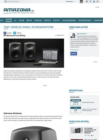 Amazona.de Genelec 8340A Amazona.de Genelec 8340A