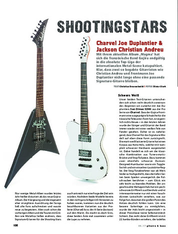 Gitarre & Bass Charvel Joe Duplantier & Jackson Christian Andreu Gitarre & Bass Charvel Joe Duplantier & Jackson Christian Andreu