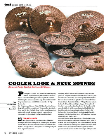 Sticks Paiste 900 Cymbals Sticks Paiste 900 Cymbals
