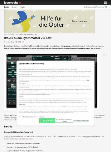 Bonedo.de KV331 Audio Synthmaster 2.8 Bonedo.de KV331 Audio Synthmaster 2.8