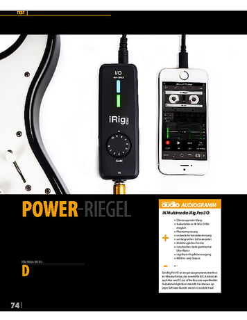Professional Audio IK Multimedia iRig Pro I/O Professional Audio IK Multimedia iRig Pro I/O