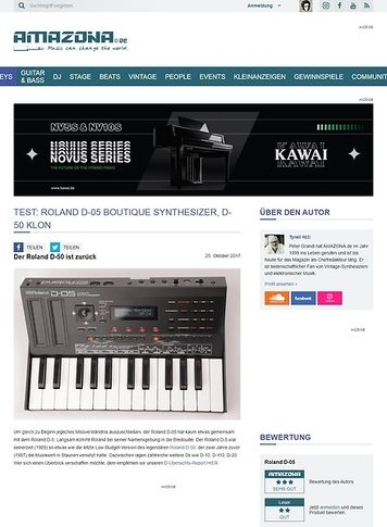 Amazona.de Roland D-05 Amazona.de Roland D-05