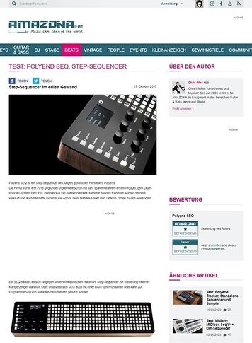 Amazona.de Polyend SEQ Amazona.de Polyend SEQ