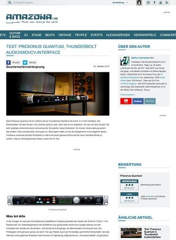 Amazona.de PreSonus Quantum Amazona.de PreSonus Quantum