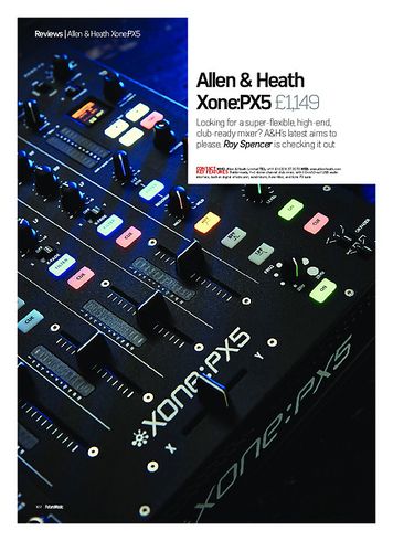 Future Music Allen & Heath Xone:PX5 Future Music Allen & Heath Xone:PX5
