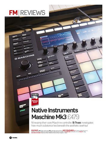Future Music Native Instruments Maschine Mk3 Future Music Native Instruments Maschine Mk3