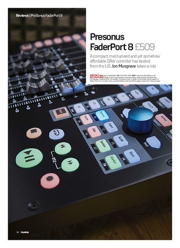 Future Music Presonus FaderPort 8 Future Music Presonus FaderPort 8