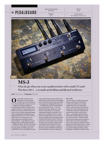 Guitarist Boss MS-3 Guitarist Boss MS-3