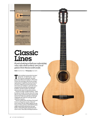 Guitarist Taylor Academy Series 12e-N Guitarist Taylor Academy Series 12e-N