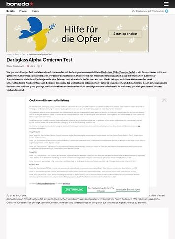 Bonedo.de Darkglass Alpha Omicron Bonedo.de Darkglass Alpha Omicron