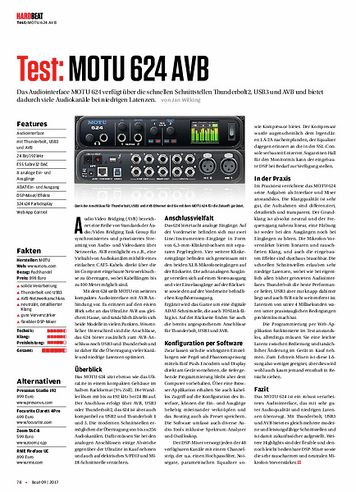 Beat MOTU 624 AVB Beat MOTU 624 AVB